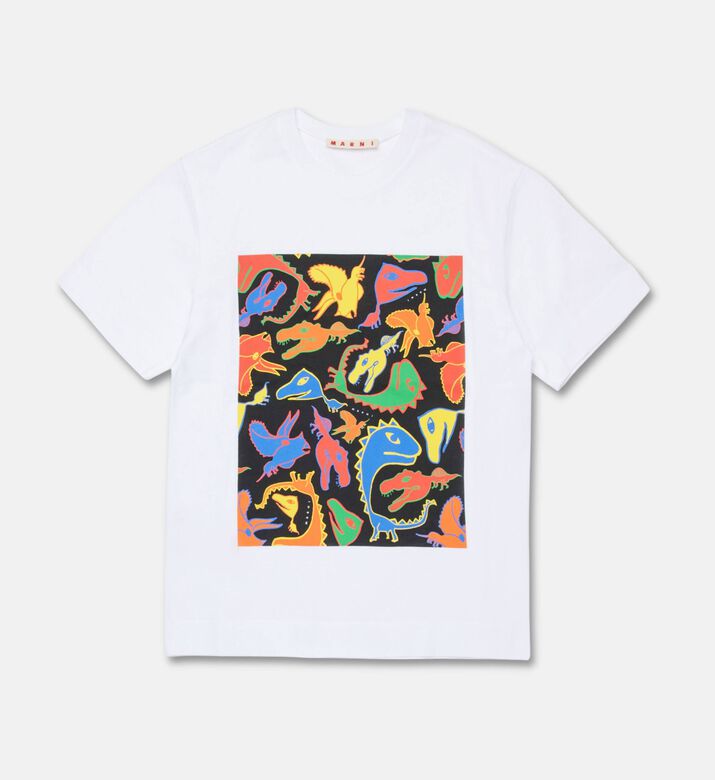 Marni Animal-print Crewneck T-shirt, Packshot View