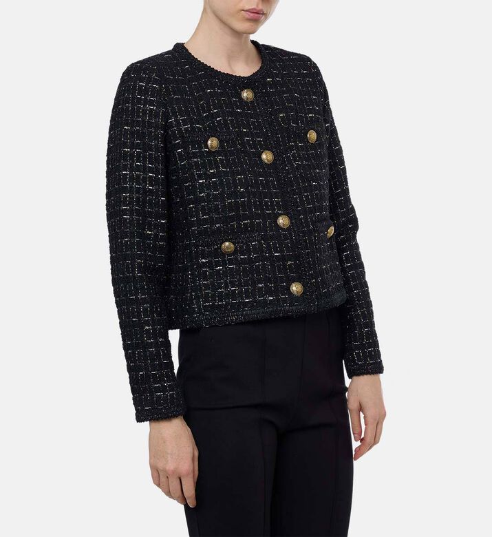Weill Tweed Button-down Regular-fit Jacket, Model View