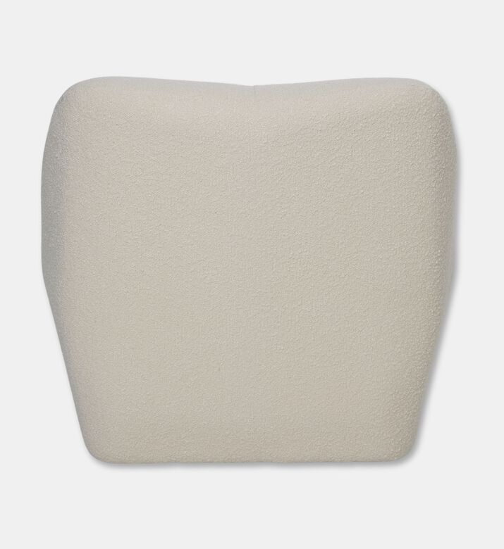 Home Deco and More Pettal Lounge Chair, White, Packshot View