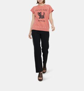 Pomy Glitter Crepe Trousers