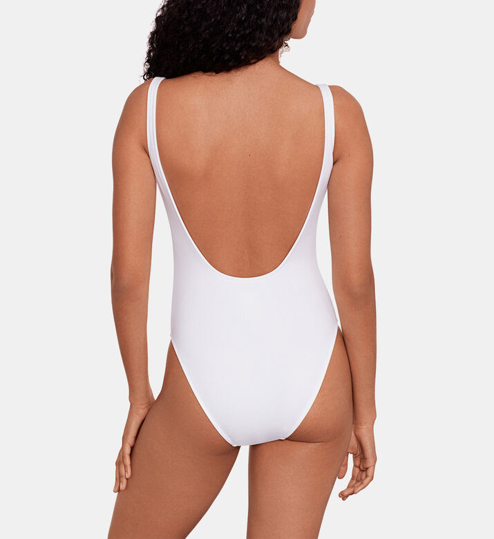 Print Scoop Tank 1-piece Swimsuit