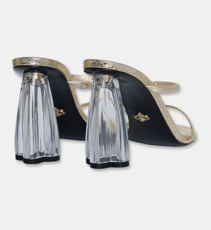 Atana Molton Gold Fiorellini Heel Sandal, Packshot View
