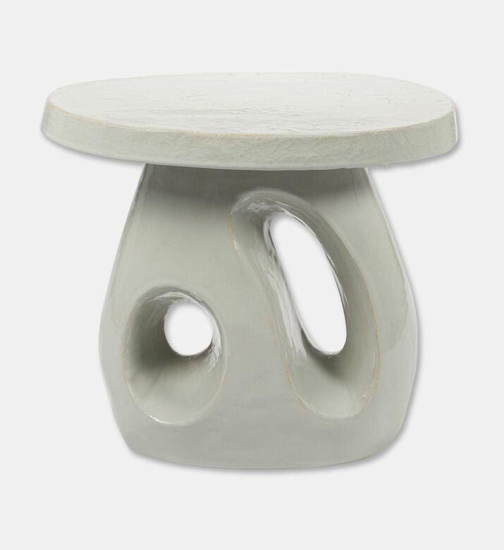 Serax Dark Green Am&eacute; Side Table 10, Grey, Packshot View