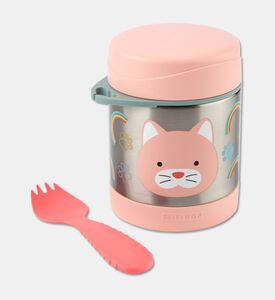Skiphop Cat Zoo Printed Food Jar, Packshot View