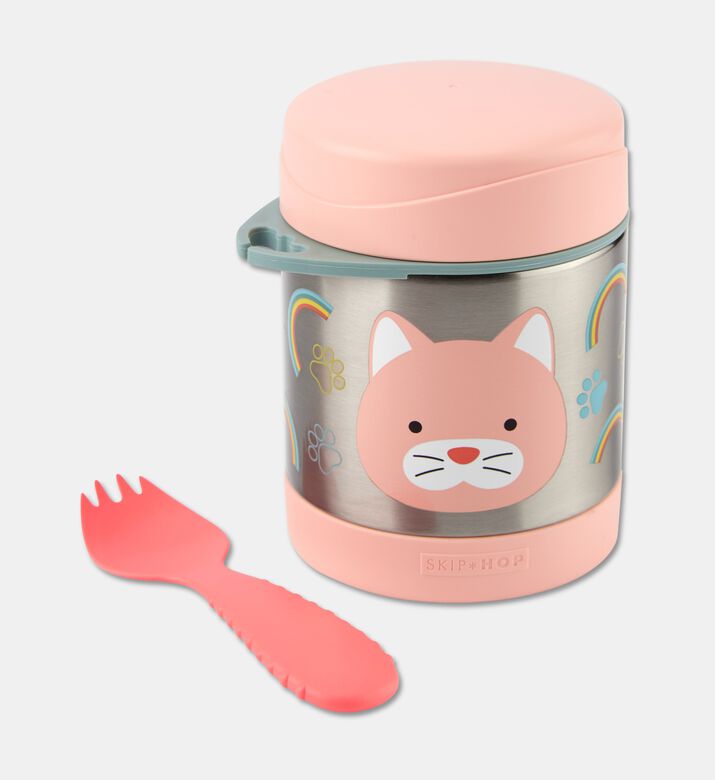 Skiphop Cat Zoo Printed Food Jar, Packshot View