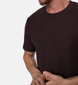 Samsoe Odin Cotton Short-sleeve T-shirt, Black, L, Model View