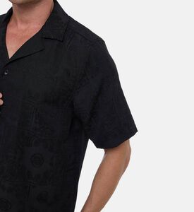 Les Deux Liam Jacquard Short-sleeve Shirt, Model View