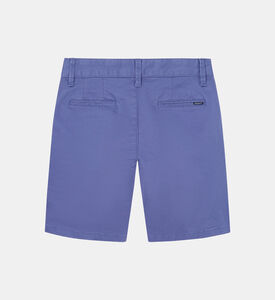 Cotton Leg Logo Chino Shorts