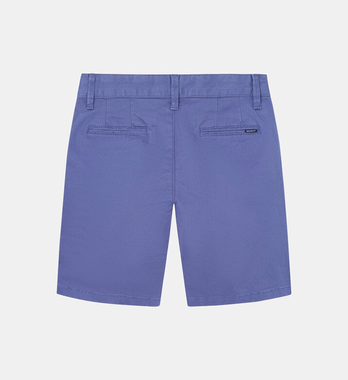 Cotton Leg Logo Chino Shorts