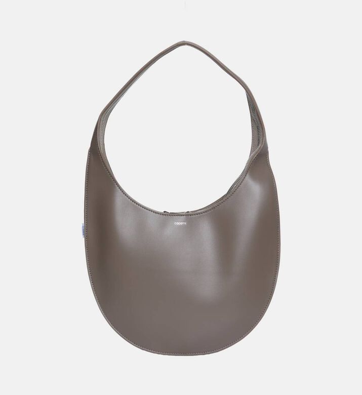 Leather Top Handle Shoulder Bag