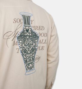 Les Deux Logo-embroidery Patch Pocket Shirt, Model View