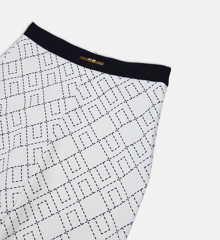 All-over Logo-print Flared Pants