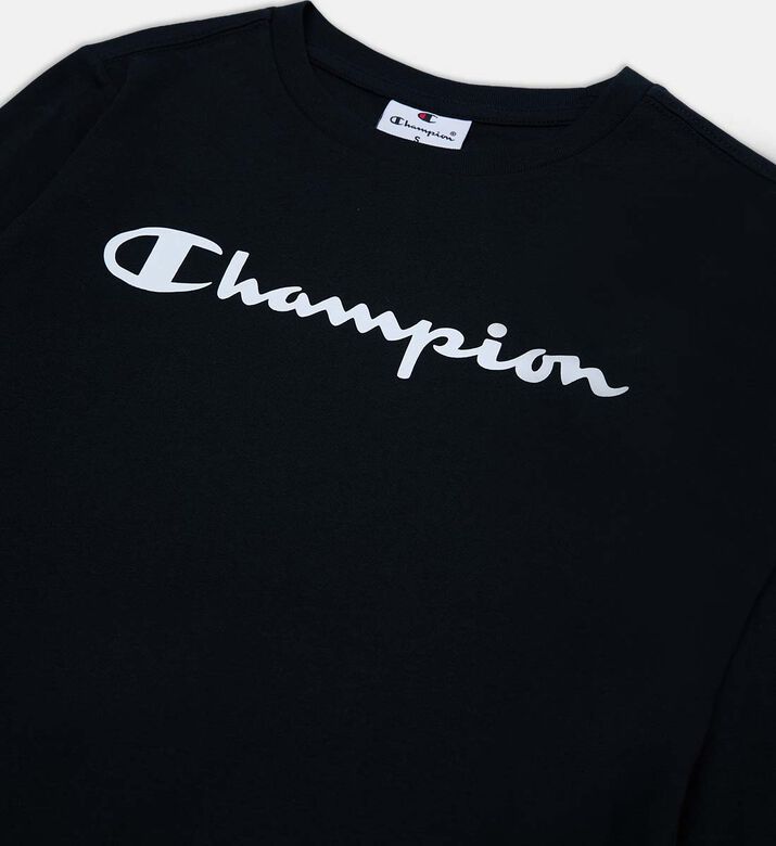 Champion High-contrast Logo-print T-shirt, Black, M, Packshot View