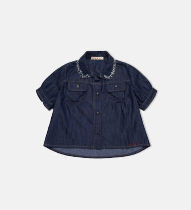 Rhinestone Embellished Shirt