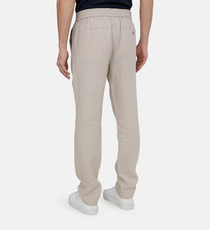 Vince Casual Drawstring Closure Pants, Grey, S, Model View