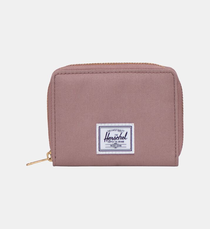 Exposed Zipper Compact Wallet