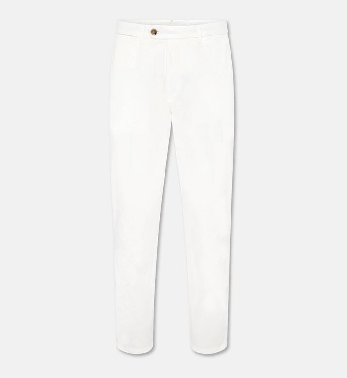 Carter and White Adam Buttoned Trousers, White, Xl, Packshot View