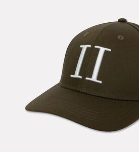 Les Deux Logo-embroidery Curved Brim Cap, Green, Packshot View