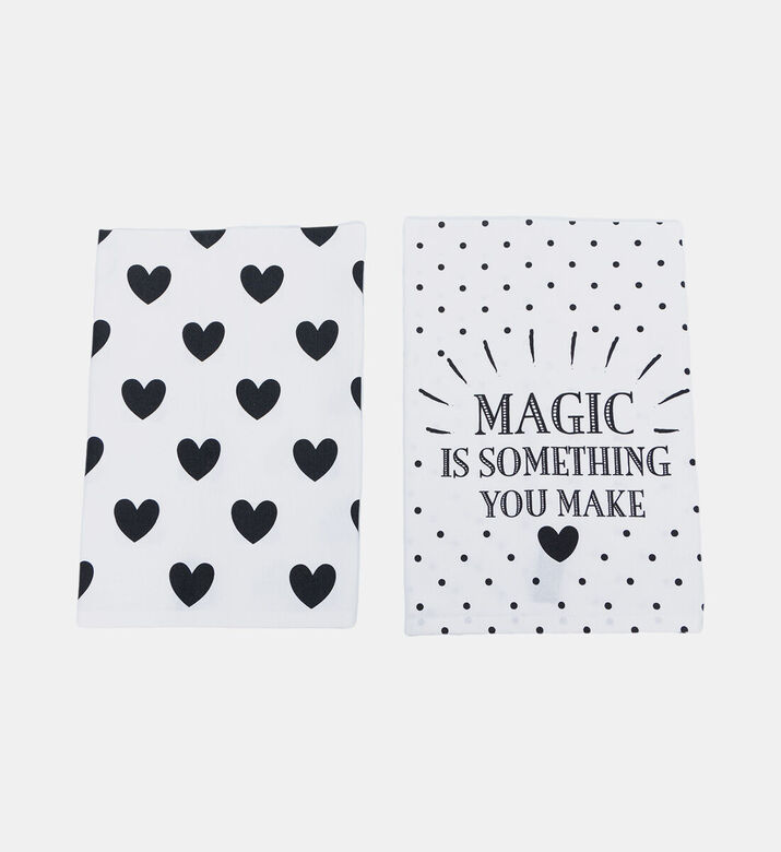Miss Etoile Cotton Two Tea Towels Set, Packshot View