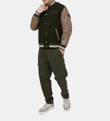 Varsity Wool-blend Jacket