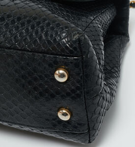 Chanel Preowned Coco Chanel Python Mini Coco Top Handle Bag, Packshot View