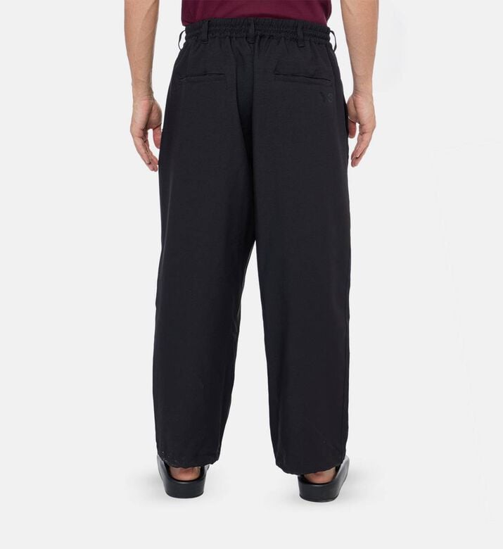 Y-3 Cropped Wide-leg Trousers, Model View