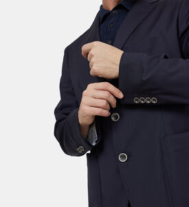 بليزر بياقة في بصف أزرار