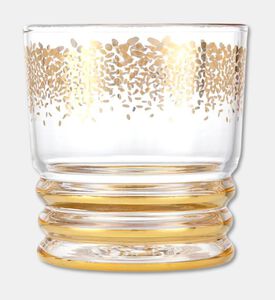 Silsal Cups Glass S6 Tamrah Gold, Packshot View
