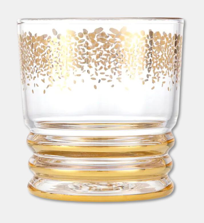 Silsal Cups Glass S6 Tamrah Gold, Packshot View