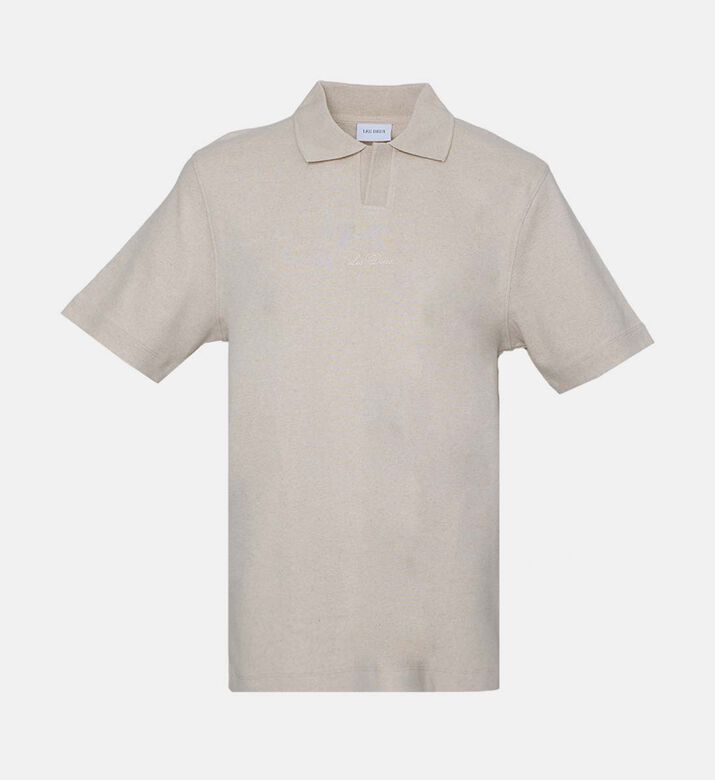 قميص بولو ميغيل فليك قصير الأكمام مضلع