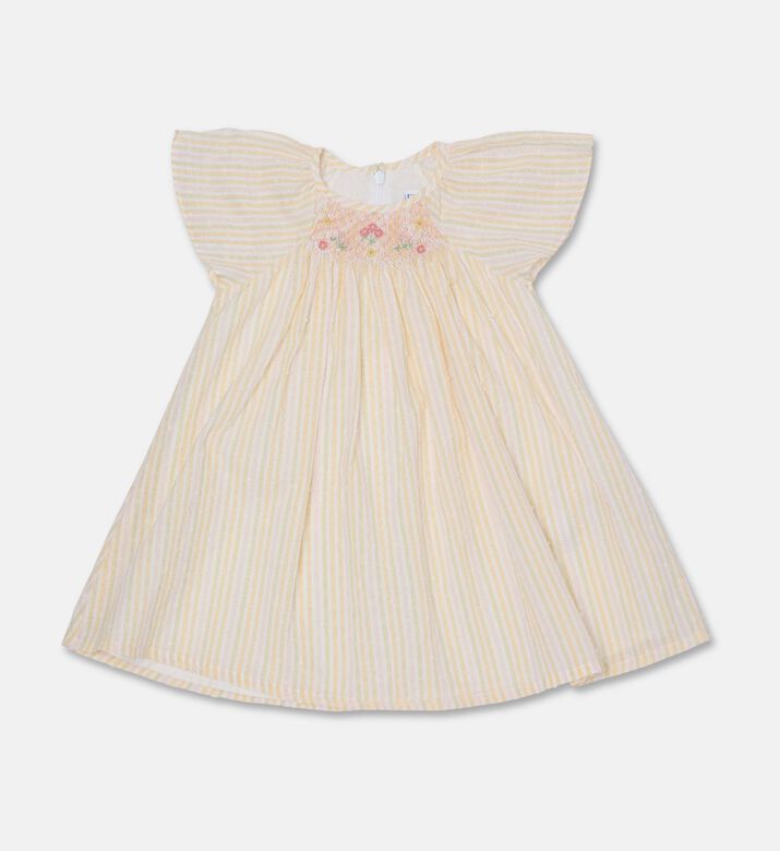 Tartine et Chocolat Striped Embroidered Cherries Dress, Packshot View