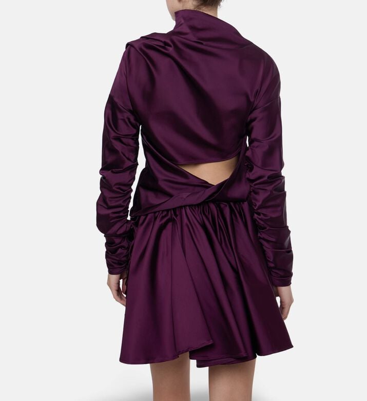 Ganni Round Neck Long-sleeve Top, Model View