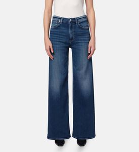 Citizen of Humanity Button Closure Wide-leg Denim Pants, Model View
