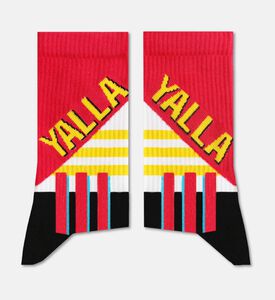 Sikasok Pink Yalla Long Women Socks, Packshot View