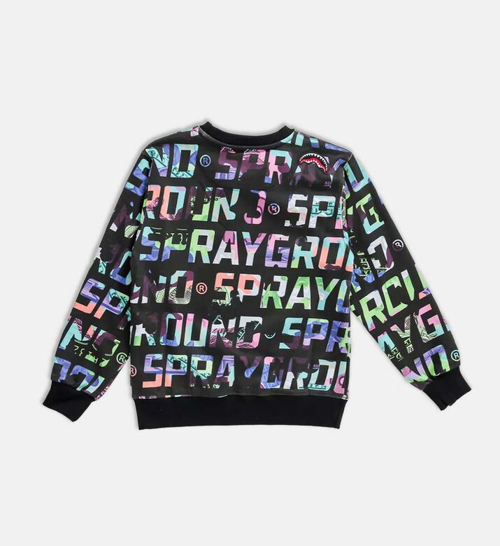 سويت شيرت كامو 100 بياقة دائرية وطبعة على كامله