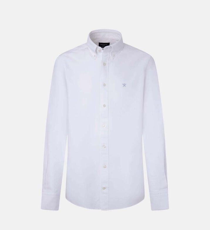 قميص بأزرار من قطن أكسفورد المغسول