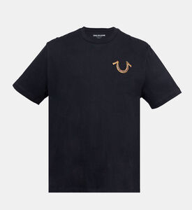 Embroidered Rainbow Stitch T-shirt