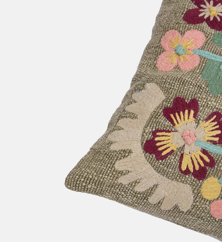 Home Deco and More Carmen Embroidered Throw Pillow 35x60 Cm, Packshot View