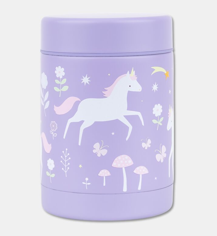 A Little Lovely Company Food Jar 300ml Unicorn, Packshot View