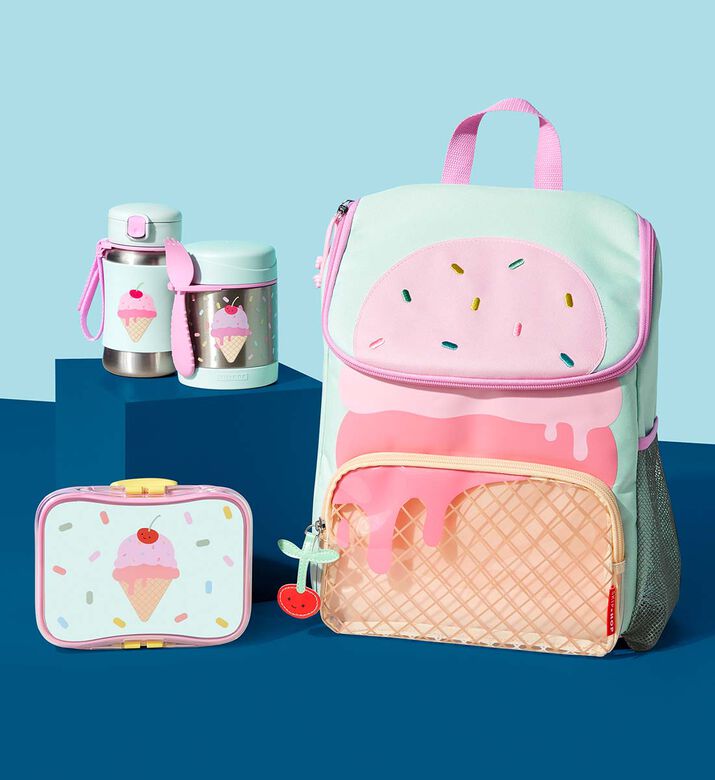 Ice Cream Spark Style Straw Bottle