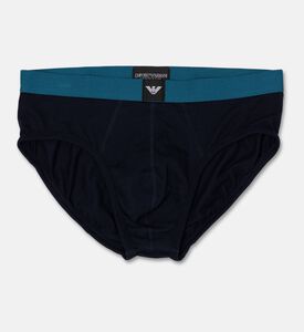 Emporio Armani Elastic Logo Waistband Briefs Set, Black, Xxl, Packshot View