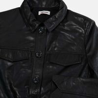Liam Leather Fitted-cut Jacket