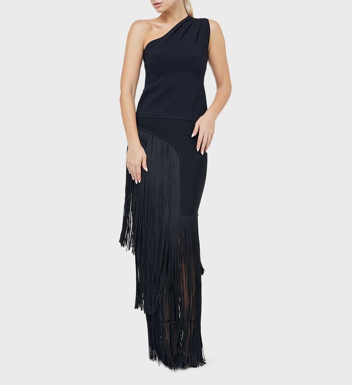 Gathered One Shoulder Top Gathered One Shoulder Top