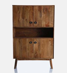 خزانة برونزويك خشب بـ4 أبواب