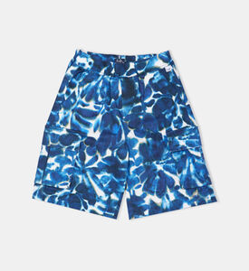 Cargo-style Tie-dye Bermuda Shorts