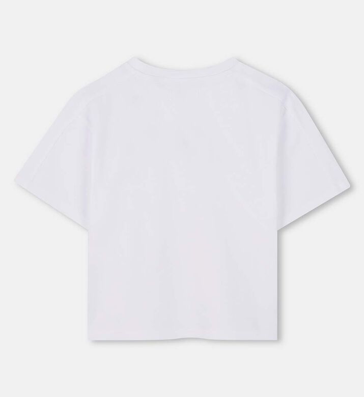 Cut-out Detail Short-sleeve T-shirt