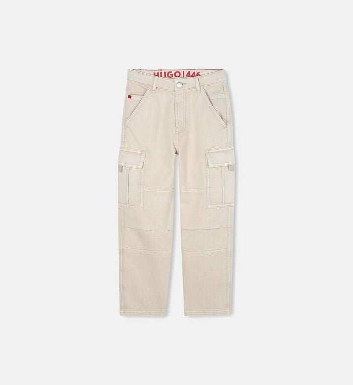 Multi-pockets Denim Cargo Pants