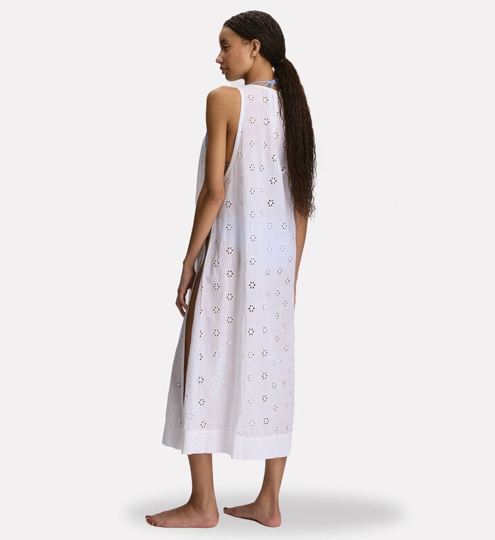 Polo by Ralph Lauren Eyelet Maxi Cover-up Dress, Model View