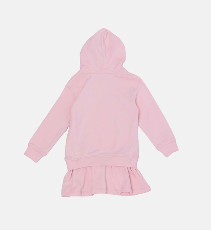 فستان بغطاء للرأس بطبعة شعار فتاة