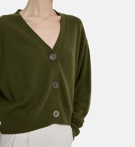 Bouguessa Myo Cropped Cardigan, Model View